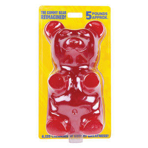 Giant Gummy Bear approx 5 Pounds - Cherry Flavored Giant Gummy Bear